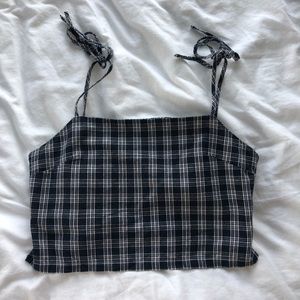 Brandy Melville Plaid Crop